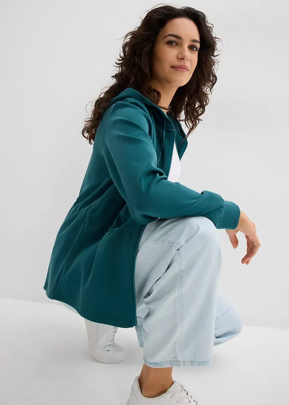 Giacchina morbida effetto neoprene, bonprix