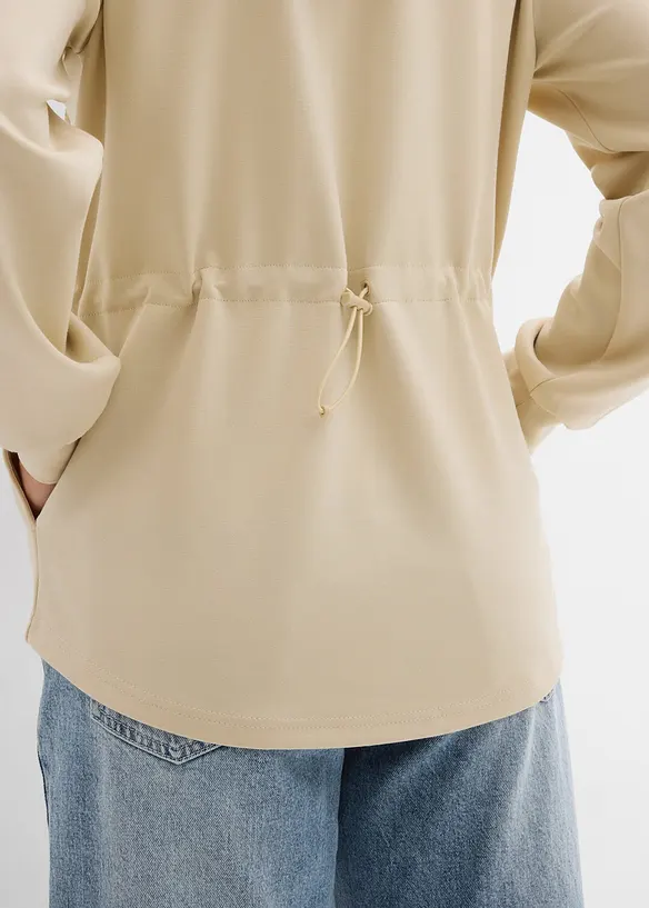 Giacchina morbida effetto neoprene, bonprix