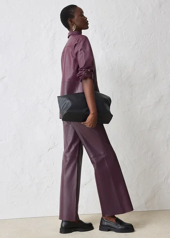 Camicia in nappa d'agnello, bonprix