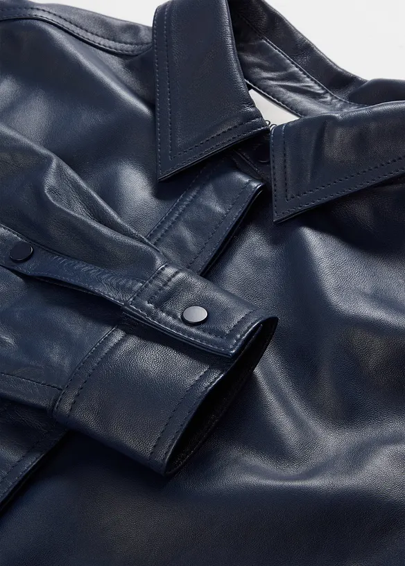 Camicia in nappa d'agnello, bonprix