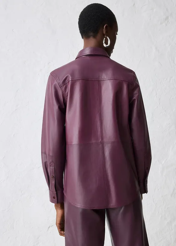 Camicia in nappa d'agnello, bonprix