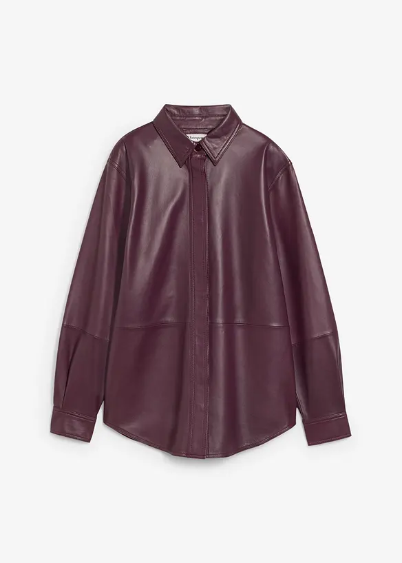 Camicia in nappa d'agnello, bonprix