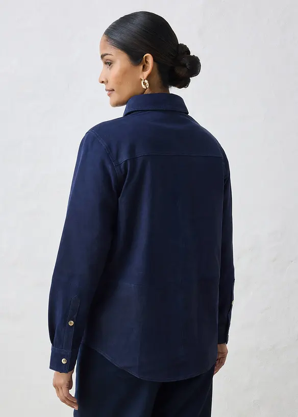 Camicia in pelle scamosciata, bonprix