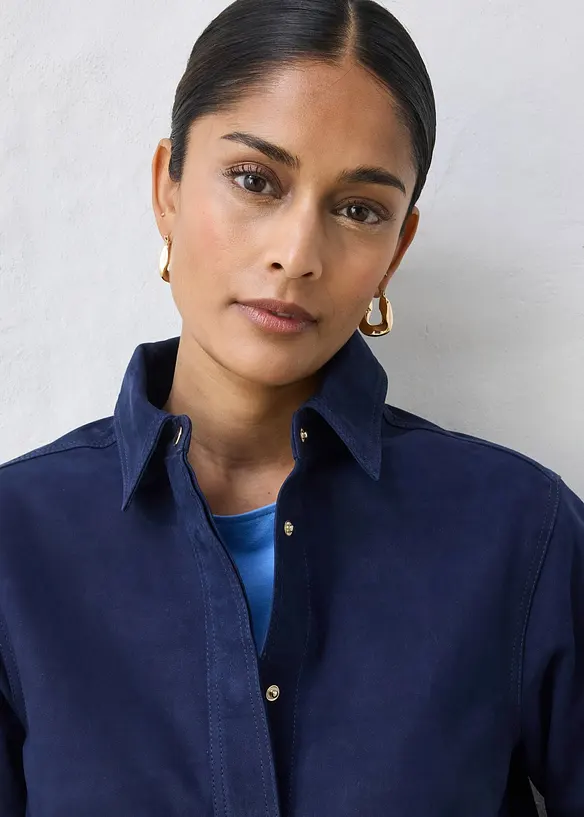 Camicia in pelle scamosciata, bonprix