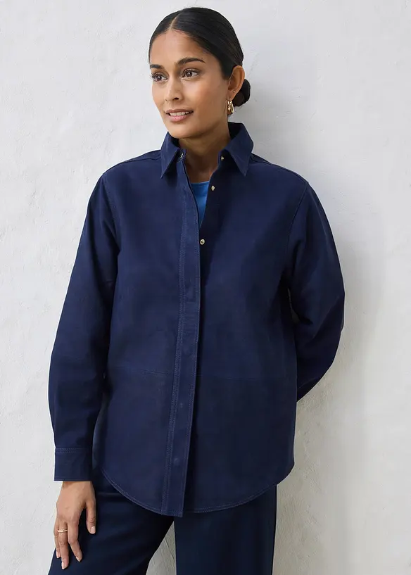 Camicia in pelle scamosciata, bonprix