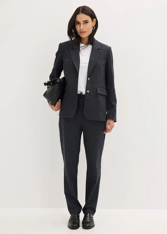 Blazer monopetto elasticizzato, bonprix