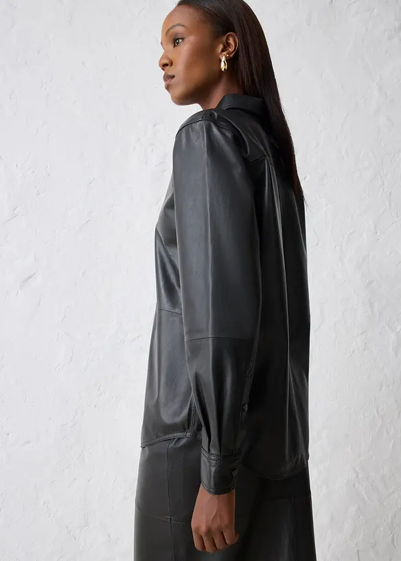 Camicia in nappa d'agnello, bonprix