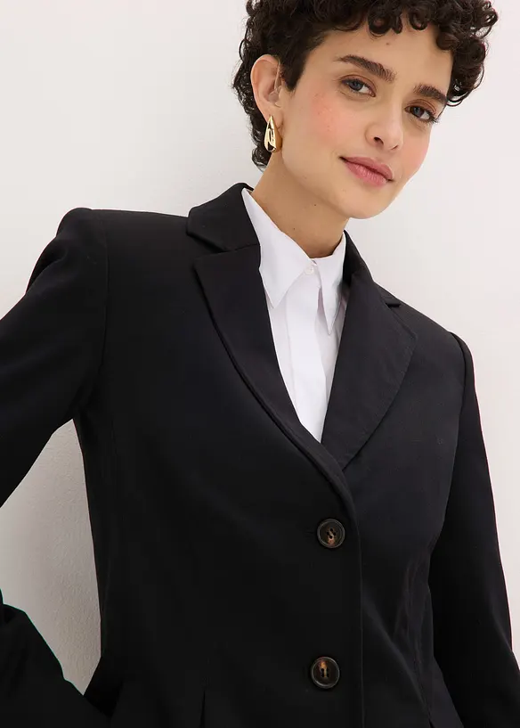 Blazer con pieghe cucite, bonprix