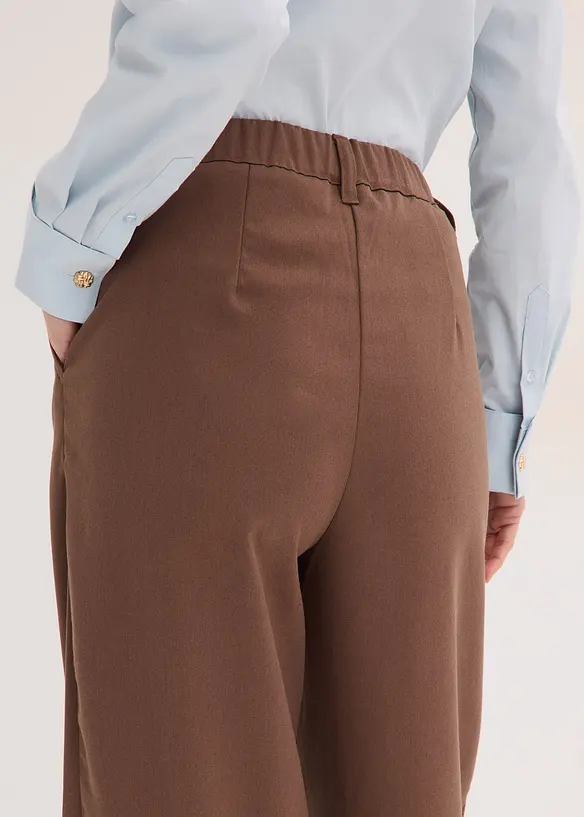 Pantaloni barrel fit con pinces, bonprix