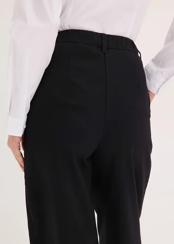 Pantaloni barrel fit con pinces, bonprix