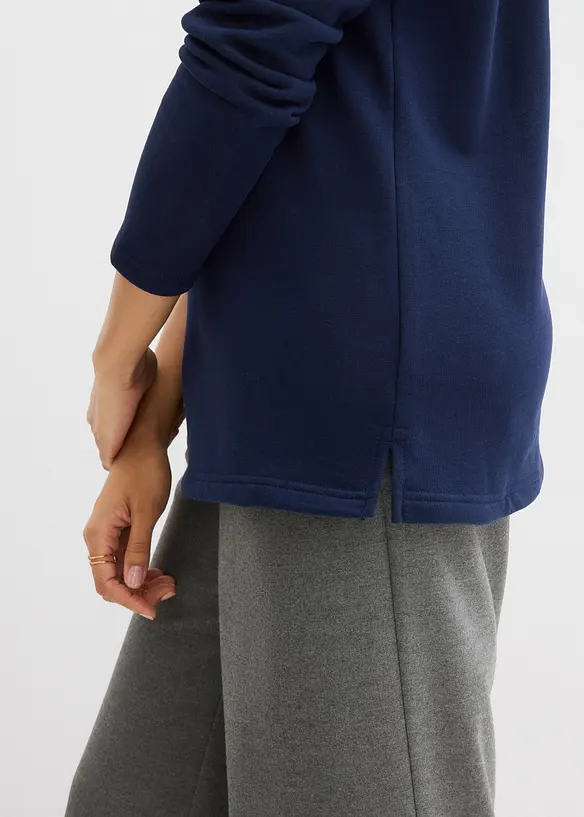 Felpa con spacco, bonprix