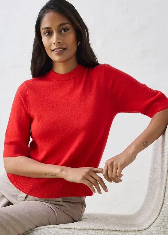 Maglia in misto seta, bonprix