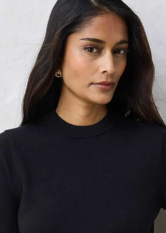 Maglia in misto seta, bonprix