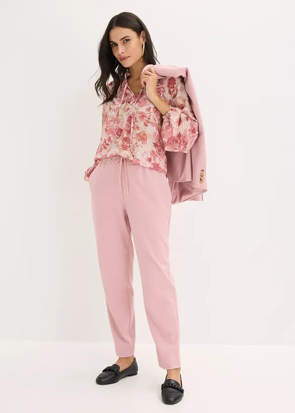 Tunica di chiffon con laccetti, bonprix