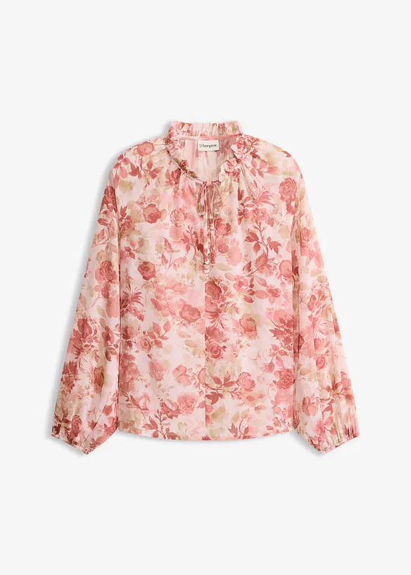 Tunica di chiffon con laccetti, bonprix