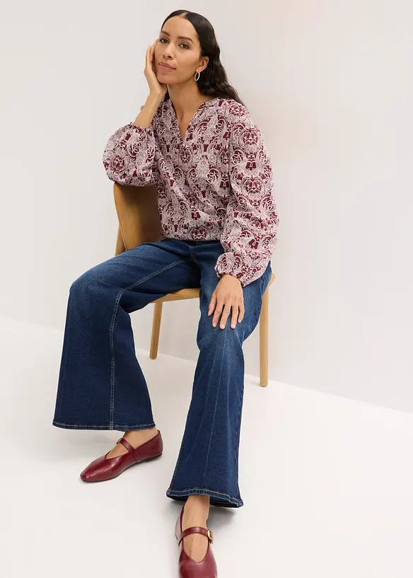 Blusa in puro cotone, bonprix