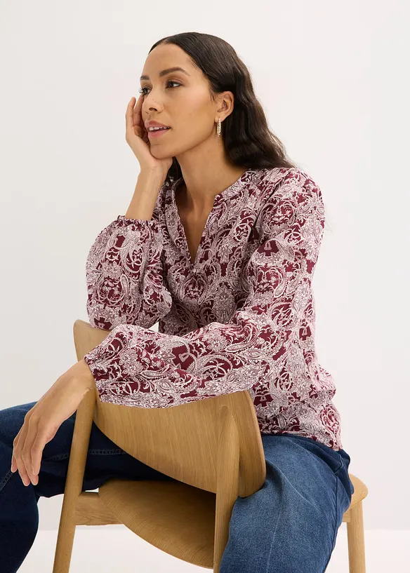 Blusa in puro cotone, bonprix