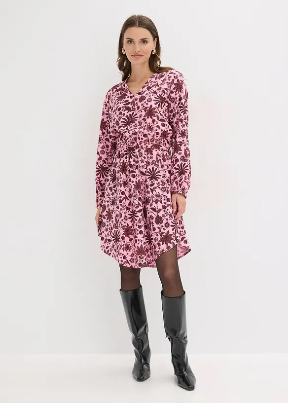 Abito midi in viscosa fluida, bonprix