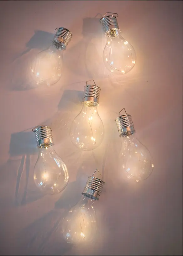 Lampada solare decorativa (pacco da 6), bonprix