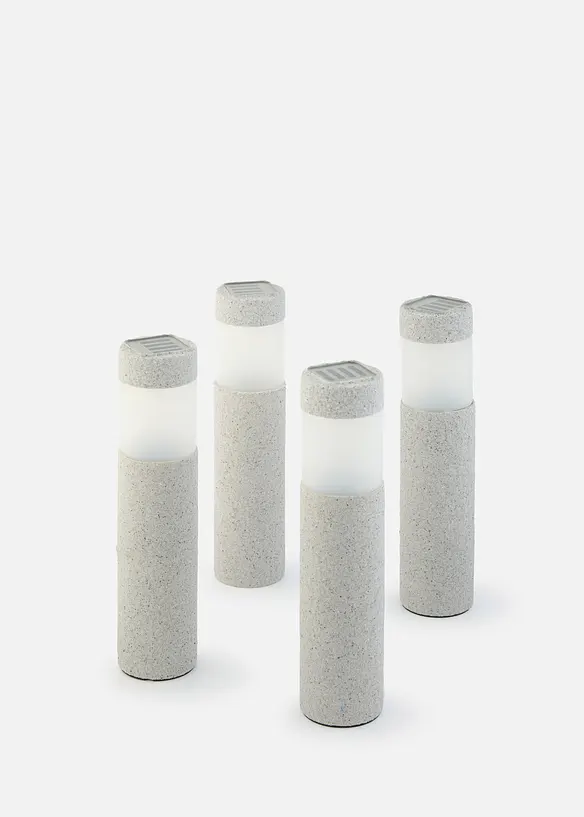 Lampada segnapassi solare a LED (pacco da 4), bonprix