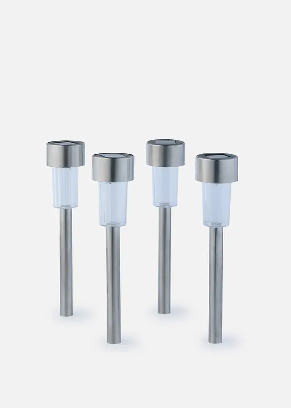 Lampada segnapassi solare a LED (pacco da 4), bonprix