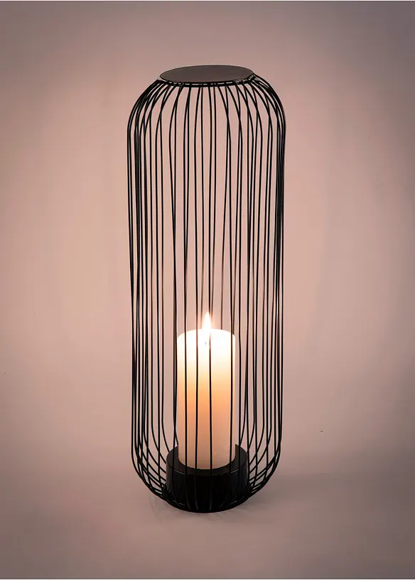 Portacandele in metallo, bonprix