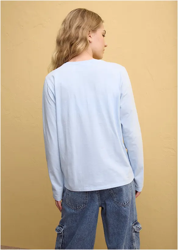 Maglia a maniche lunghe Hello Kitty in puro cotone, Hello Kitty