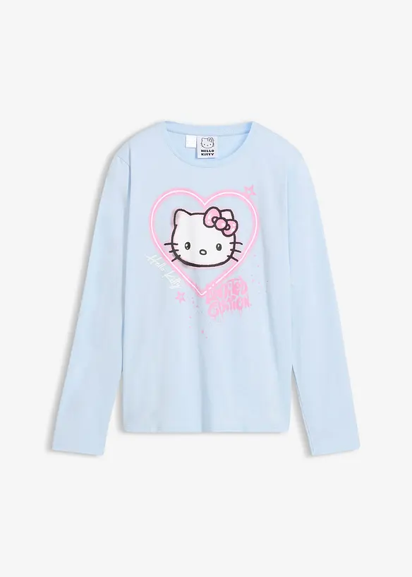 Maglia a maniche lunghe Hello Kitty in puro cotone, Hello Kitty