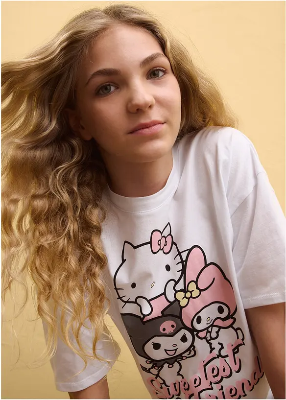 Maxi maglia Hello Kitty in puro cotone, Hello Kitty