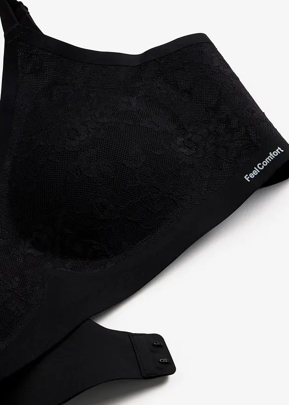 Reggiseno imbottito Feel Comfort senza ferretto con pizzo, bonprix