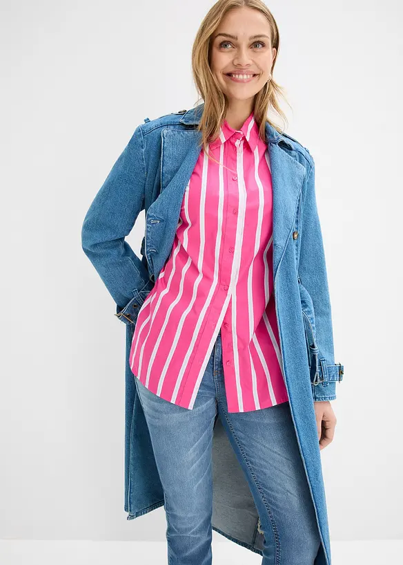 Camicia in popeline di cotone, bonprix