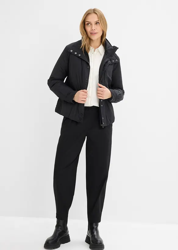 Pantaloni barrel con vita comoda, bonprix