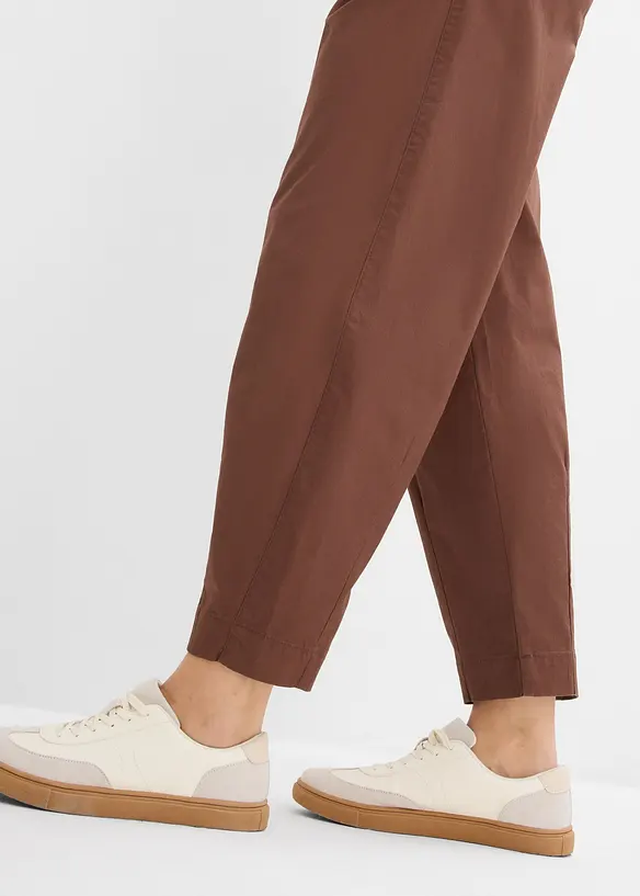 Pantaloni barrel con vita comoda, bonprix