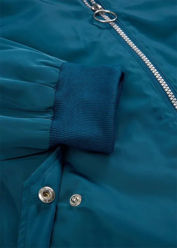 Giubbotto bomber con fodera leopardata, bonprix