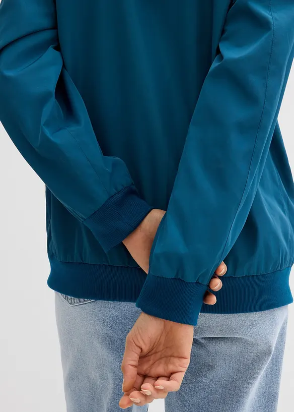 Giubbotto bomber con fodera leopardata, bonprix