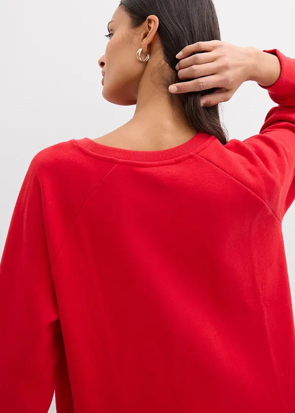 Felpa oversize in puro cotone biologico, bonprix