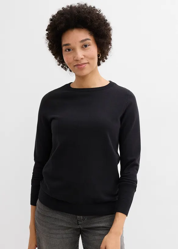 Maglione in filato fine, bonprix