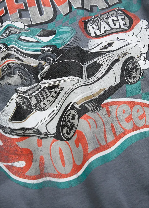 T-shirt Hot Wheels in puro cotone, HOT WHEELS
