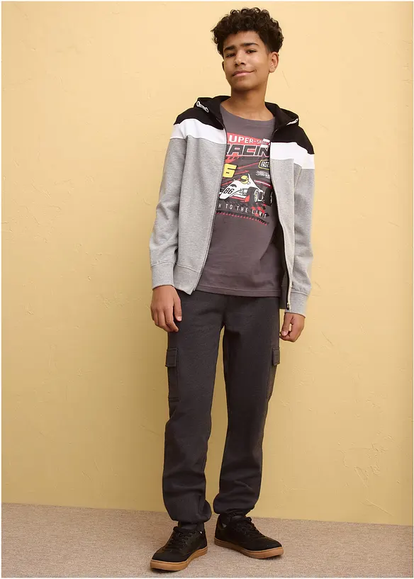 Maglia a maniche lunghe in puro cotone biologico, bonprix