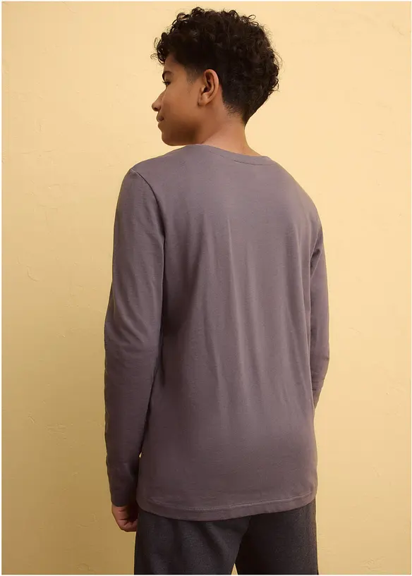 Maglia a maniche lunghe in puro cotone biologico, bonprix