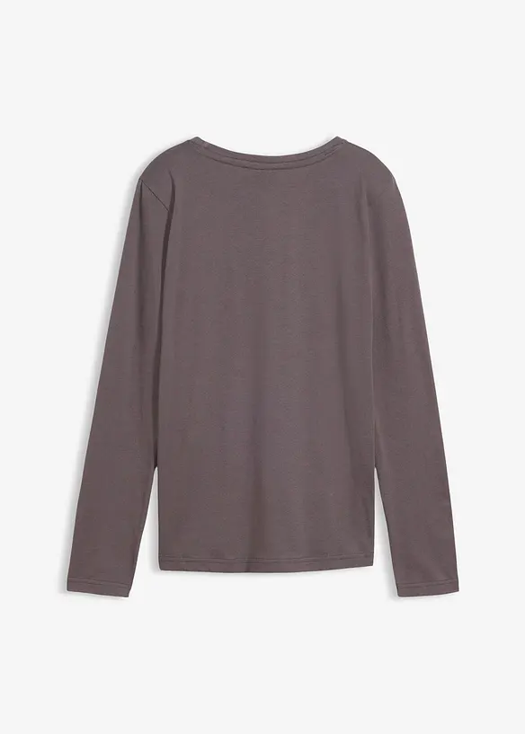 Maglia a maniche lunghe in puro cotone biologico, bonprix