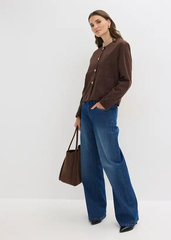 Giacca in similpelle scamosciata, bonprix