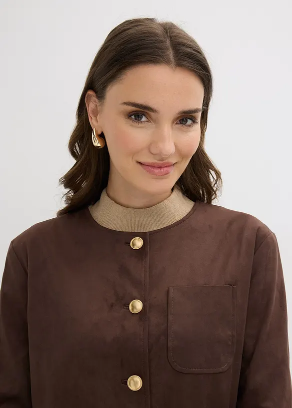 Giacca in similpelle scamosciata, bonprix