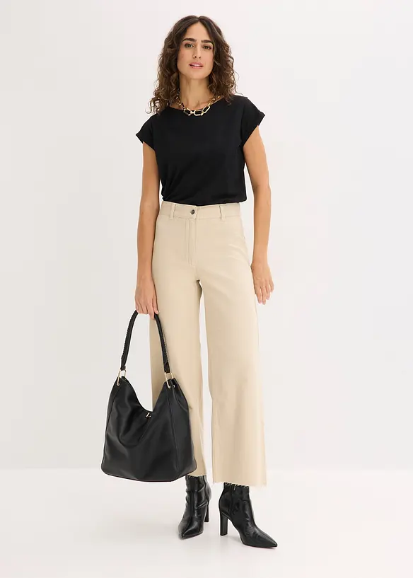 Pantaloni in twill di puro cotone, bonprix