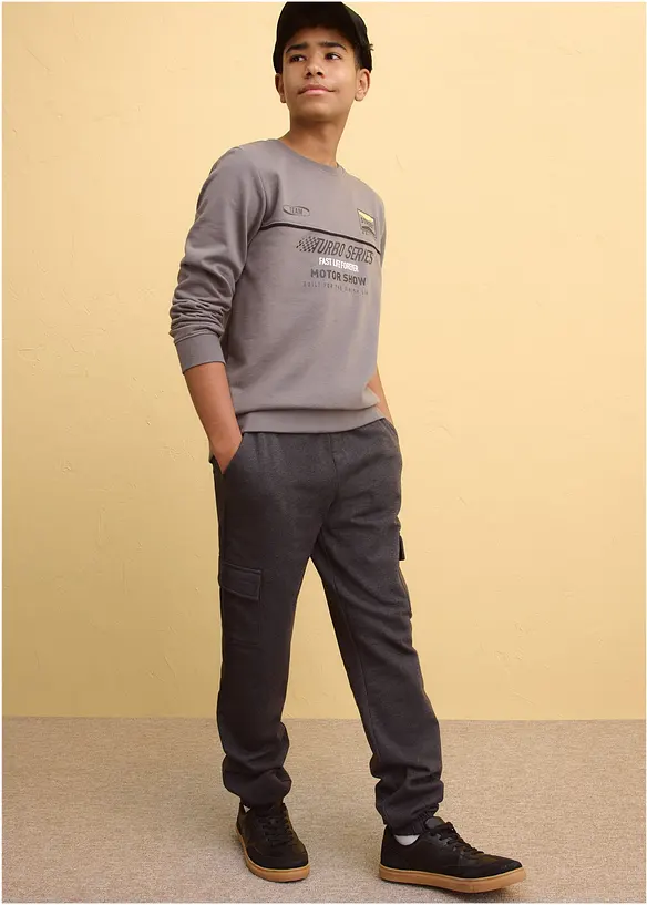 Felpa in misto cotone morbido, bonprix