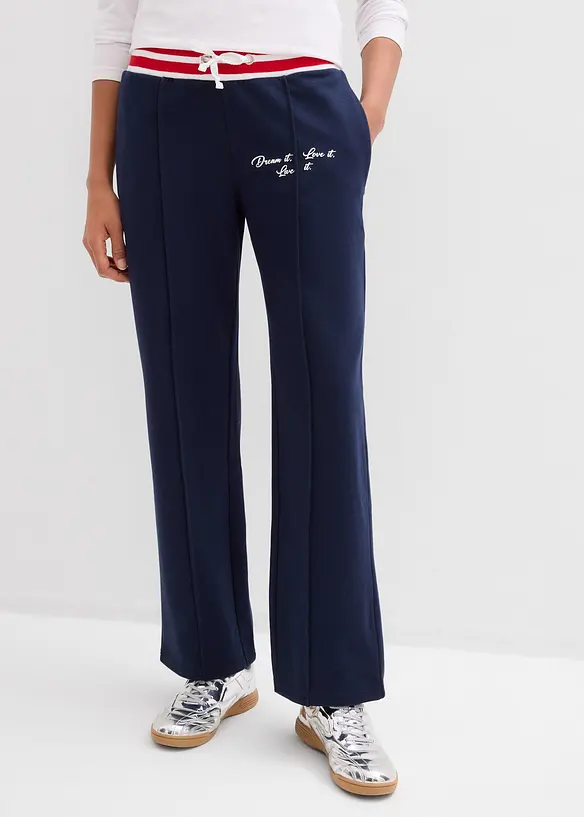 Pantaloni in felpa di puro cotone biologico, bonprix