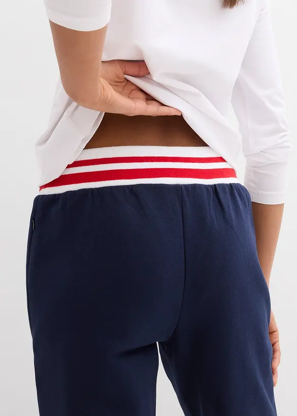 Pantaloni in felpa di puro cotone biologico, bonprix