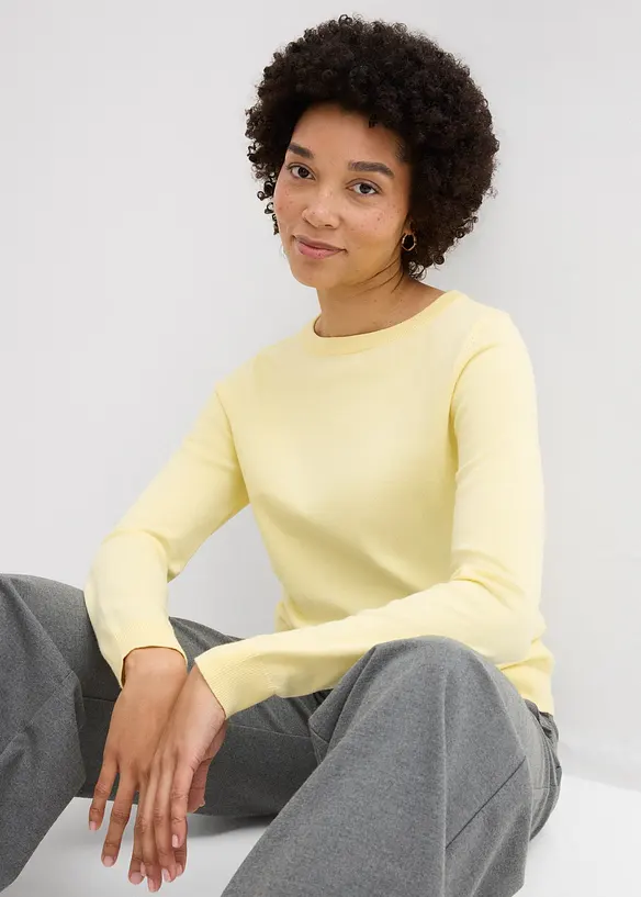 Maglione in filato fine, bonprix