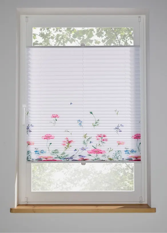 Tenda plissettata con stampa floreale, bonprix