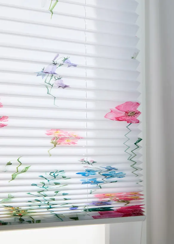 Tenda plissettata con stampa floreale, bonprix